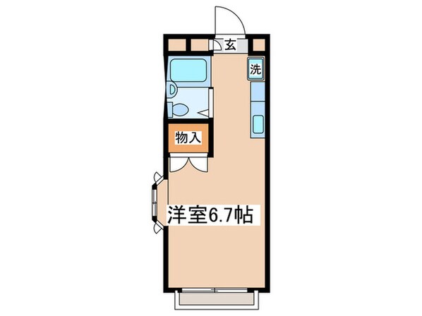 エステ－トピアパレスの物件間取画像